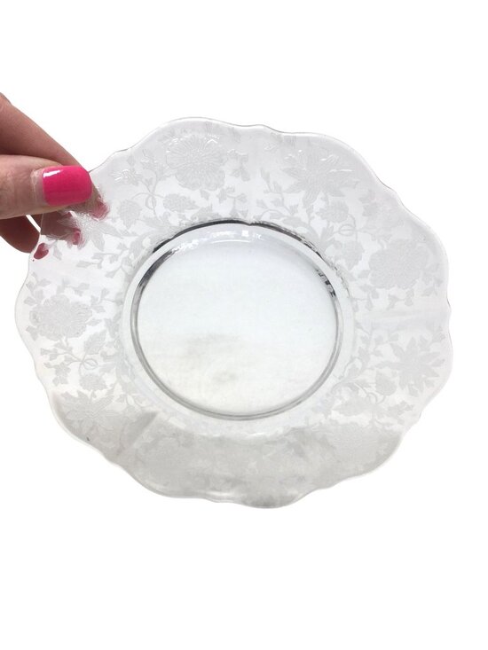 Cambridge Glass Company Other - Vintage Cambridge Glass Wildflower Etched Bread & Butter Plate (6")